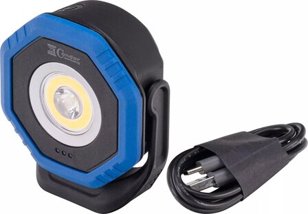 Proyector de bolsillo con carga inalambrica, COB-LED Twin Beam 2 en 1