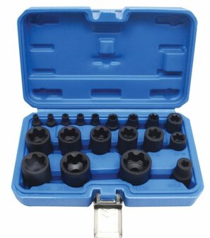 Juego de vasos manuales Torx Plus de 19 piezas