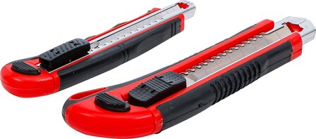 Juego de cuteres universales Anchura de la cuchilla 9 / 18 mm 2 piezas