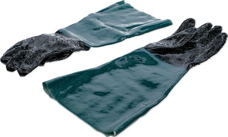 Guantes protectores de repuesto para cabina de arenado neumatica para BGS 8717