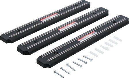 Juego de barras magneticas plano 330 mm 3 piezas
