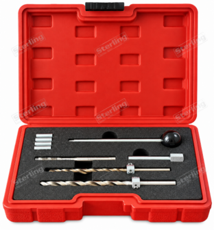 Kit de reparacion de roscas para tornillos de fijacion de inyectores 10 uds