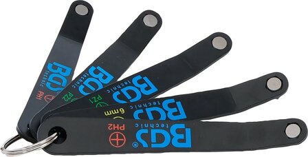 Destornilladores para puntas especiales ultra plana ranura SL en cruz PH y PZ perfil en T (para Torx) 5 pieza
