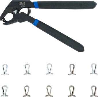Juego de abrazadera de fijacion de 11 piezas