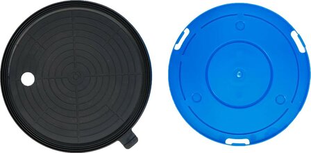 Ventosa de goma a bateria / soporte para lunas extra fuerte &Oslash; 200 mm con pantalla digital