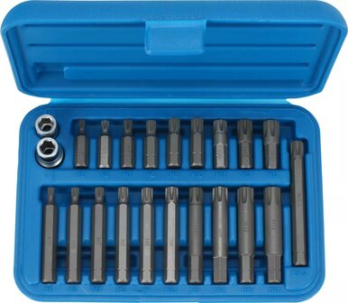 Juego de vasos con puntas 22 piezas 3/8 + 1/2" perfil Ribe M5-13 