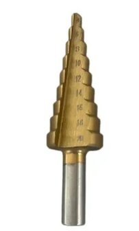 Escalonado broca HSS acero Titanium 60-62HRC