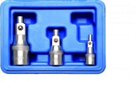 Juego de extensiones con soporte magnetico 6,3 mm (1/4) / 10 mm (3/8) / 12,5 mm (1/2) 3 piezas