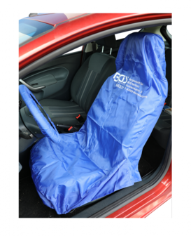 Protector de volante y asiento universal poli&eacute;ster