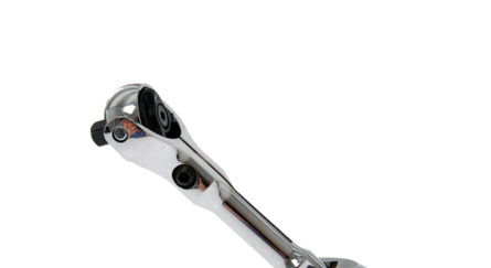 Carraca articulada con mango en T, inclinable cuadrado exterior (1/4)