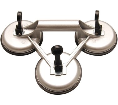 Ventosa triple aluminio &Oslash; 115 mm