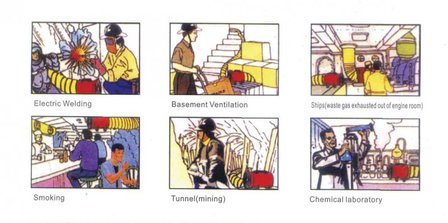 Manguera de 10 metros para ventiladores de 200 mm