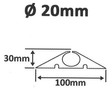 Puente de cable en rollo 20mm