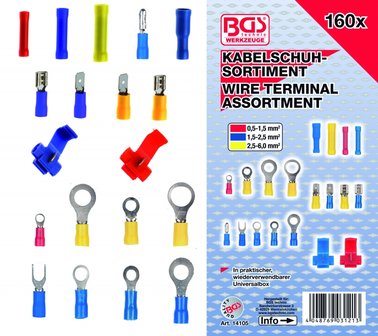 160-delige Kabelschoen Assortiment