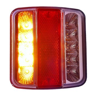 Luz trasera 4 funciones 98x105mm 14LED