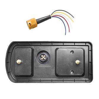 Luz trasera 5 funciones 225x105mm 43LED izquierda