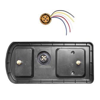 Luz trasera 5 funciones 225x105mm 43LED izquierda