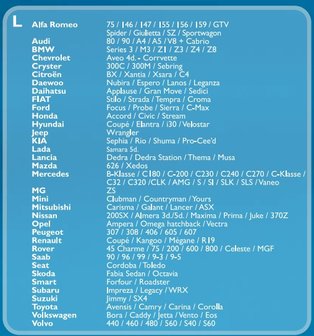 Funda para coche L (490x178x120cm)