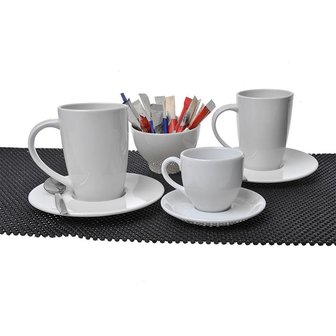 Alfombra antideslizante negra 150x30cm 3mm