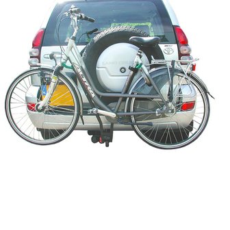 Soporte de bicicletas Klick Fast II con soporte para la matr&iacute;cula