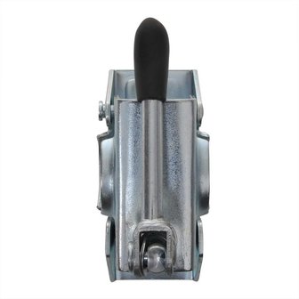 Abrazadera de 48 mm con husillo inclinable para rueda de morro