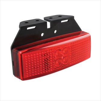 Luz roja para posici&oacute;n trasera de 12/24V y LED de 110x40mm con soporte