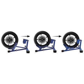 Abrazadera de rueda de motocicleta