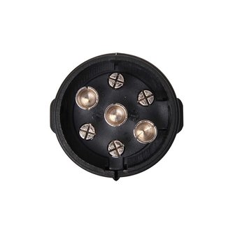 Enchufe de PVC de 7 pines con conexion de terminal de cable