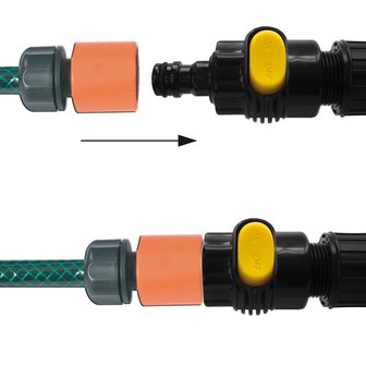 Cepillo tarea pesada para lavado con mango telescopico de 2,4 metros