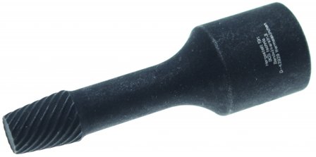 Llave de vaso de perfil en espiral / extractor de tornillos entrada (3/8) 8 mm