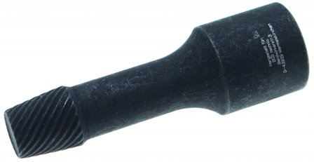 Llave de vaso de perfil en espiral / extractor de tornillos entrada (3/8) 10 mm