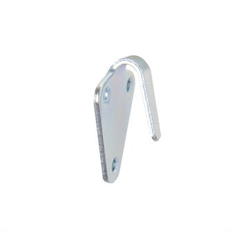 Gancho de cuerda de metal 40x45mm curvado 10 piezas