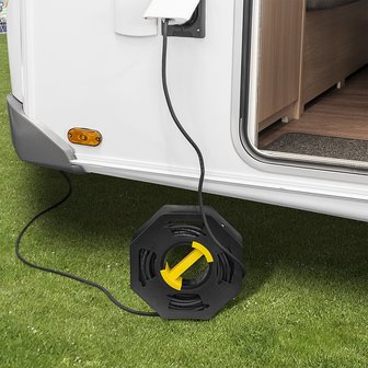 Carrete de cable compacto