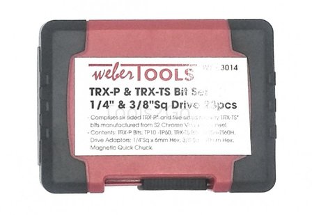 Cuadro de ferulas Torx Plus TRX TRX-P &amp; -TS