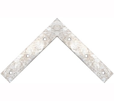 Juego 2 escuadras planas, 150 x 150 x 25 x 2 mm
