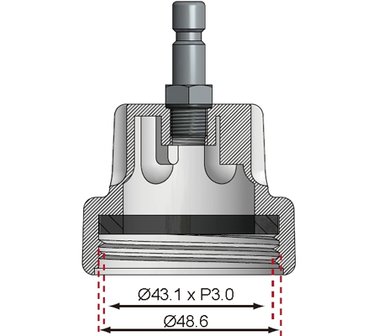 Adaptador 20, Saab Ecopower, para BGS 8298/8027