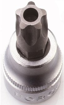 Torx destornillador enchufes TS 5-secciones perforados 3/8 (50mmL) TS45