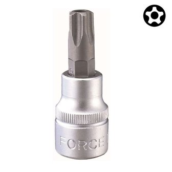 Torx destornillador enchufes TS 5-secciones perforados 3/8 (50mmL) TS50