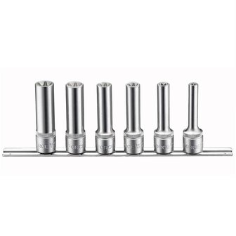 Conjunto de 6 Torx Vasos 1/2 de largo