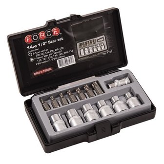 Recuadro 14 bits de vasos &amp; Torx