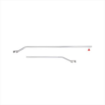Soporte de lona de aluminio extensible de 108 a 146 cm para lona de remolque