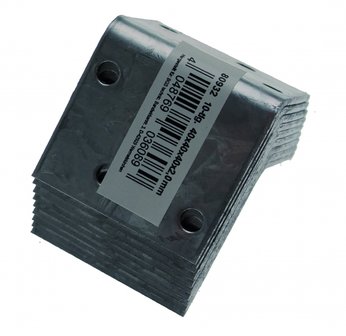 Conector angular de 10 piezas 40x40x40 mm