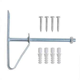 Juego de 2 soportes para neumaticos para montaje en pared