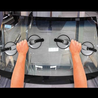 Elevador de vacio de aluminio con 2 ventosas