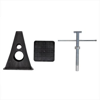 Juego de soporte de plastico 4 piezas 750 kg pieza