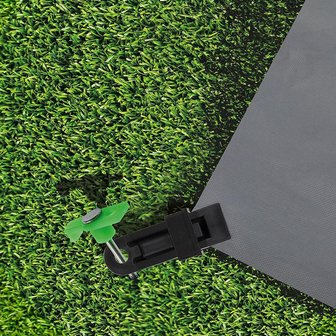 Clips para alfombras de tienda de campana - juego de 4 piezas