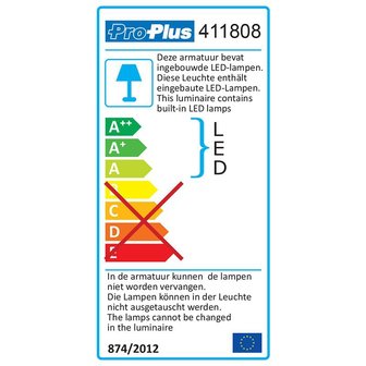 Surface mounted spotlight 12-leds 12V 240lm &Oslash;55x5,0mm