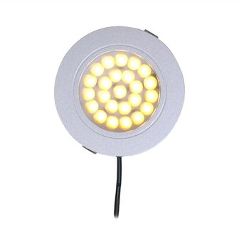 Recessed spotlight 24-leds 12V 220lm &Oslash;65x11mm