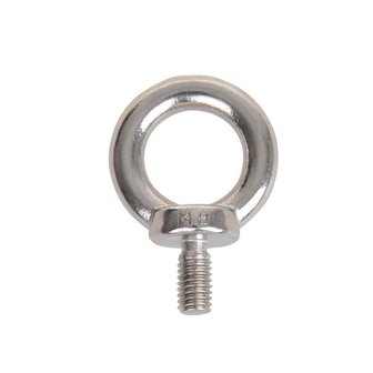 Tornillo de ojo M8, A4 RVS AISI 316