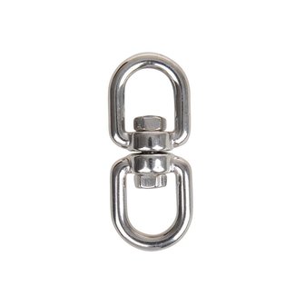 Cerradura giratoria de 6 mm  acero inoxidable A4 AISI 316  ojo ojo  1.350 daN